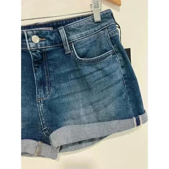 JOE'S Mid Rise Rolled‎ Cuff Denim Shorts In Cassandra Size 28 - Picture 4 of 12